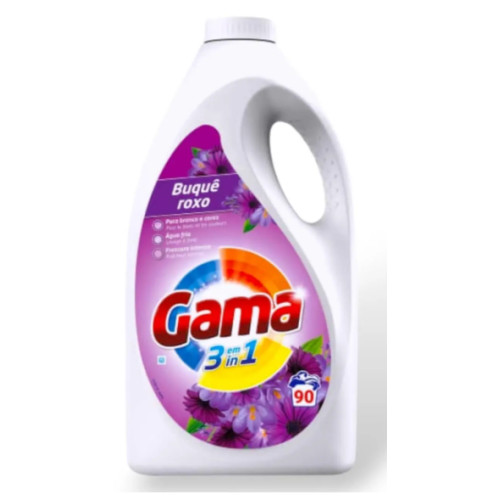 Гель для прання універсальний Gama Buque Roxo з квітковим ароматом, 4,05 л (90 прань)